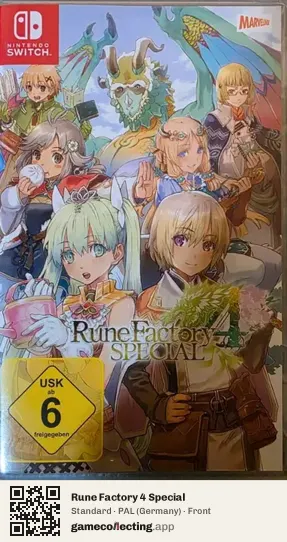 Rune Factory 4 Special Nintendo Switch, Germany box front