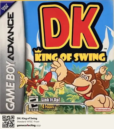 DK: King of Swing Game Boy Advance, NTSC box front