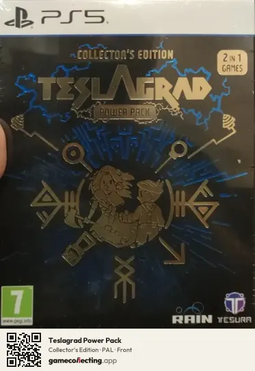 Teslagrad Power Pack PlayStation 5, PAL box front