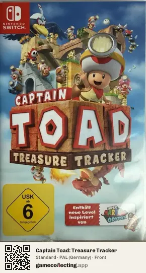 Captain Toad: Treasure Tracker Nintendo Switch, Germany box front