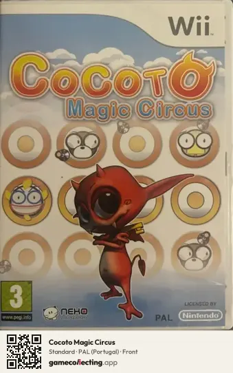 Cocoto Magic Circus Nintendo Wii, Portugal box front