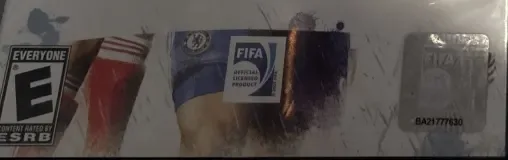 FIFA 10, the ESRB box on its front