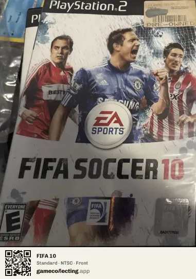 FIFA 10 PlayStation 2, NTSC box front