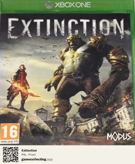 Extinction Xbox One, PAL box front