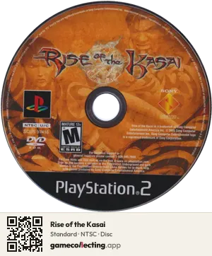 Rise of the Kasai PlayStation 2, NTSC disc