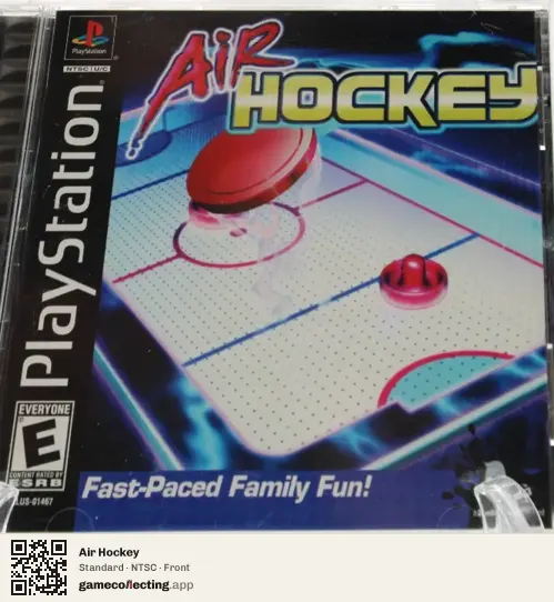 Air Hockey PlayStation, NTSC box front