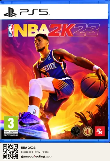 NBA 2K23 PlayStation 5, PAL box front