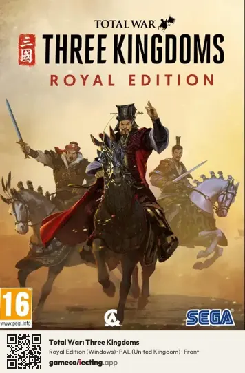 Total War: Three Kingdoms Computer, United Kingdom box front