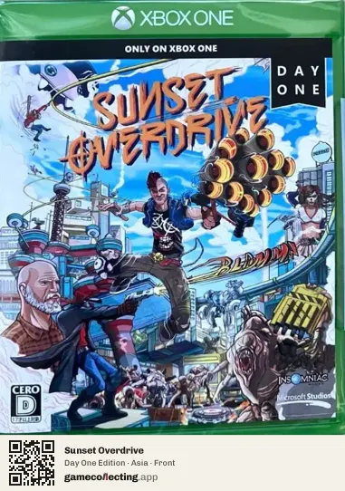 Sunset Overdrive Xbox One, Asia box front