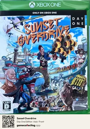 Sunset Overdrive Xbox One, Asia box front