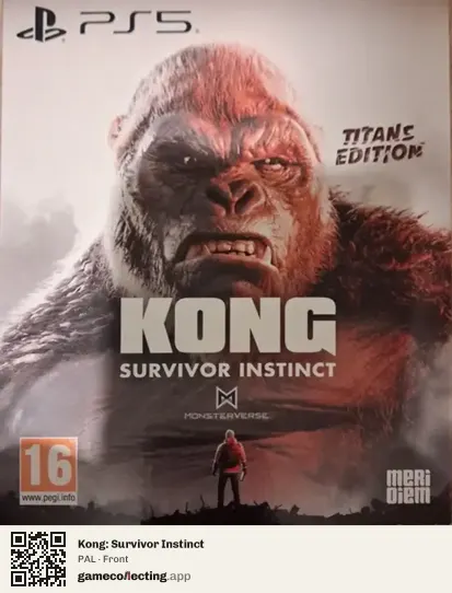 Kong: Survivor Instinct PlayStation 5, PAL box front