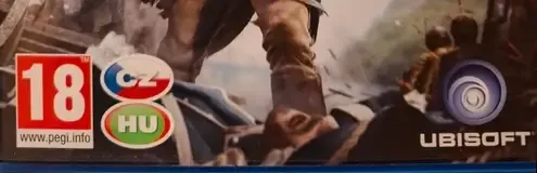 Assassin's Creed IV: Black Flag, the PEGI square on its front