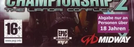 Unreal Championship 2: The Liandri Conflict, the PEGI square on its front