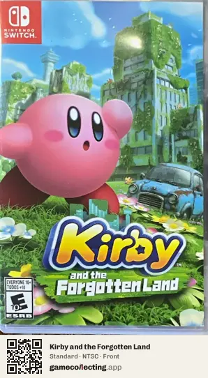 Kirby and the Forgotten Land Nintendo Switch, NTSC box front