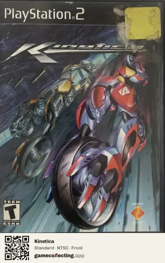 Kinetica PlayStation 2, NTSC box front