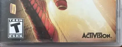 Spider-Man 2, the ESRB box on its front