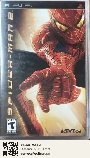 Spider-Man 2 PlayStation Portable, NTSC box front