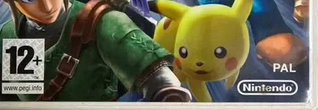 Super Smash Bros. Brawl, the PEGI square on its front