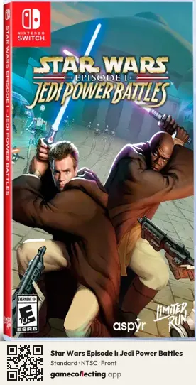 Star Wars Episode I: Jedi Power Battles Nintendo Switch, NTSC box front