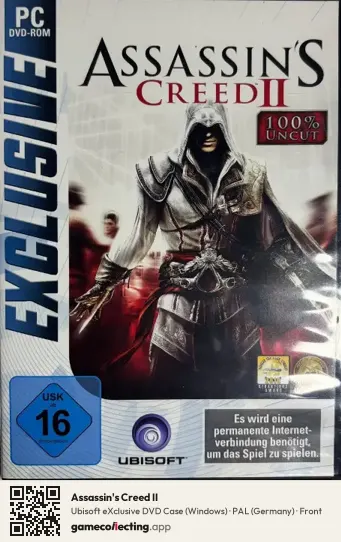 Assassin's Creed II Computer, Germany box front