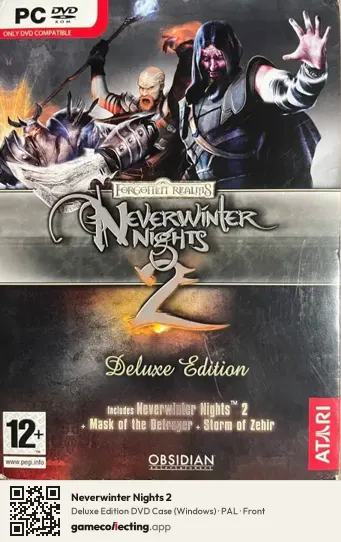 Neverwinter Nights 2 Computer, PAL box front
