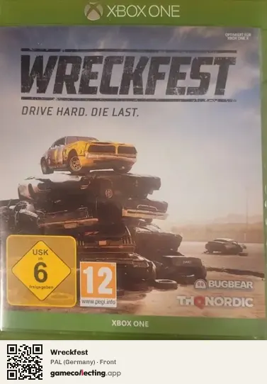Wreckfest Xbox One, Germany box front