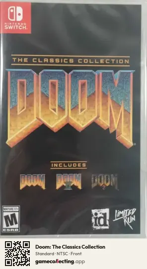 Doom: The Classics Collection Nintendo Switch, NTSC box front