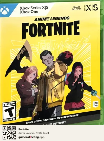 Fortnite Xbox Series X, NTSC box front