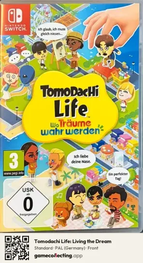 Tomodachi Life: Living the Dream Nintendo Switch, Germany box front