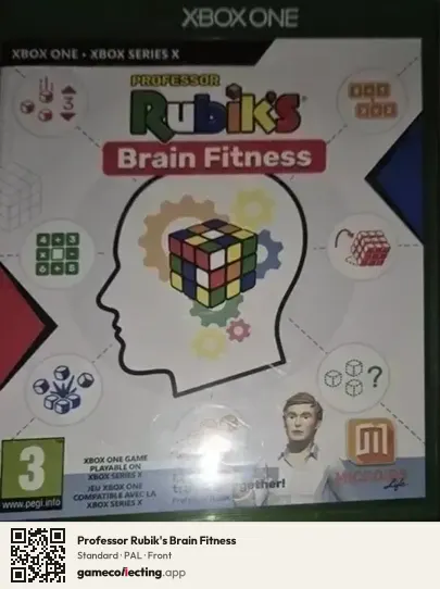 Professor Rubik's Brain Fitness Xbox One, PAL box front