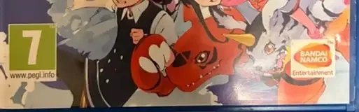 Digimon World: Next Order, the PEGI square on its front