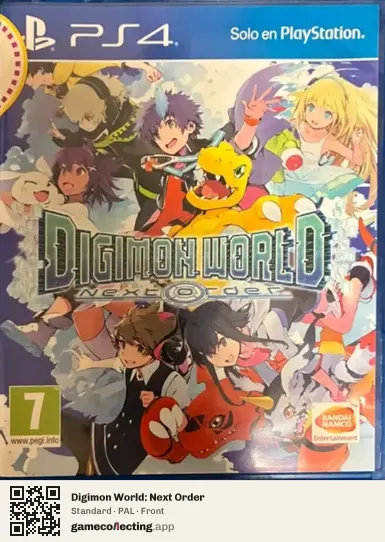 Digimon World: Next Order PlayStation 4, PAL box front