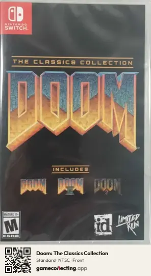 Doom: The Classics Collection Nintendo Switch, NTSC box front