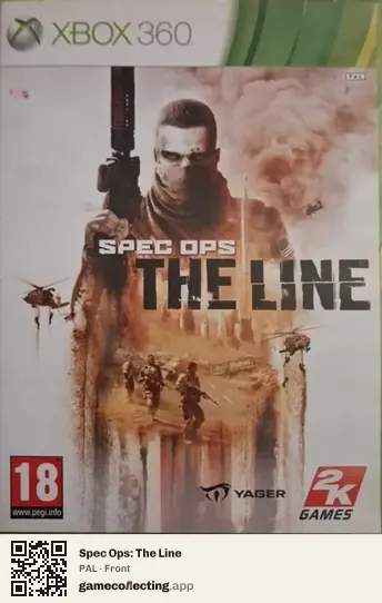 Spec Ops: The Line Xbox 360, PAL box front