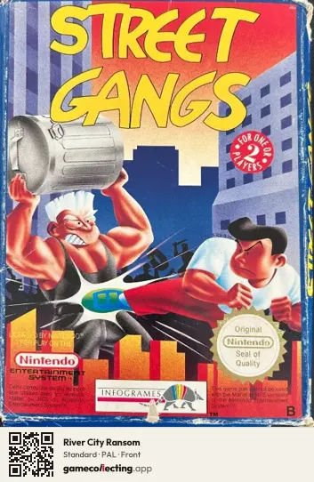 River City Ransom Nintendo Entertainment System, PAL box front