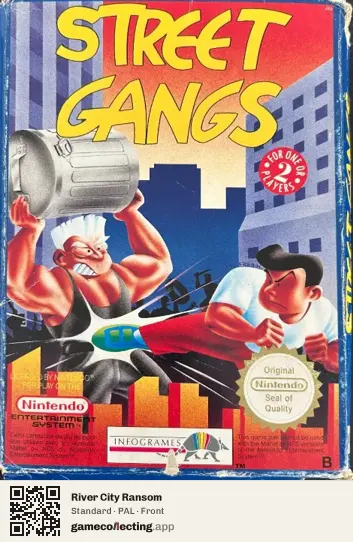 River City Ransom Nintendo Entertainment System, PAL box front