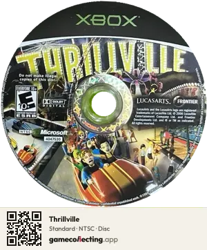 Thrillville Xbox, NTSC disc