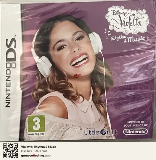 Violetta: Rhythm & Music Nintendo DS, PAL box front