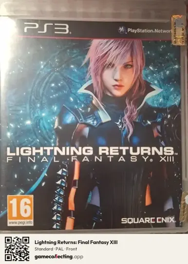 Lightning Returns: Final Fantasy XIII PlayStation 3, PAL box front