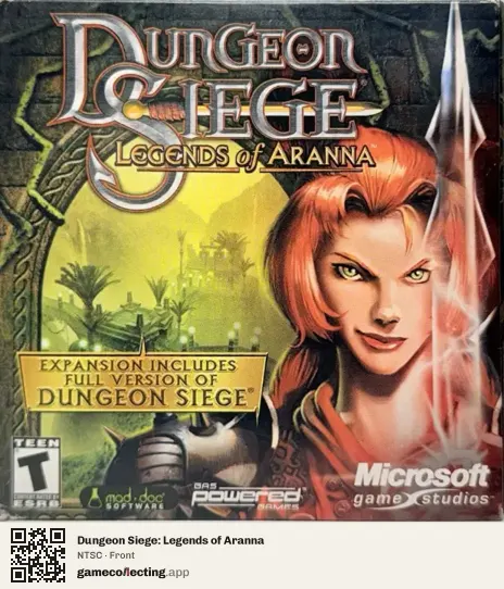 Dungeon Siege: Legends of Aranna Computer, NTSC box front