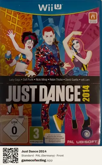 Just Dance 2014 Nintendo Wii U, Germany box front