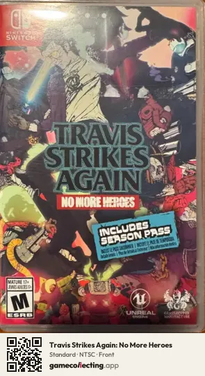 Travis Strikes Again: No More Heroes Nintendo Switch, NTSC box front