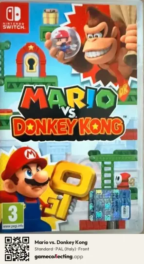 Mario vs. Donkey Kong Nintendo Switch, Italy box front