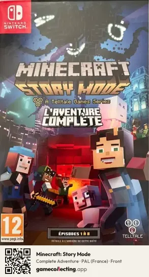 Minecraft: Story Mode Nintendo Switch, France box front