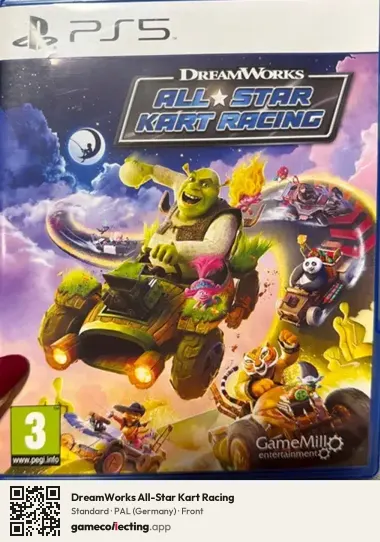 DreamWorks All-Star Kart Racing PlayStation 5, Germany box front