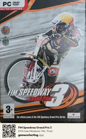 FIM Speedway Grand Prix 3 Computer, PAL box front