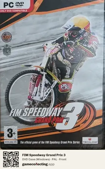FIM Speedway Grand Prix 3 Computer, PAL box front