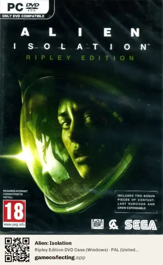 Alien: Isolation Computer, United Kingdom box front