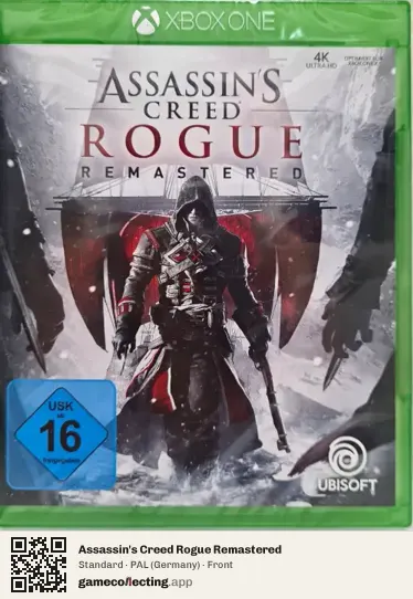 Assassin's Creed Rogue Remastered Xbox One, Germany box front