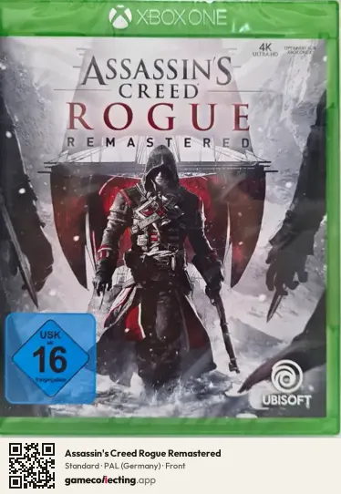Assassin's Creed Rogue Remastered Xbox One, Germany box front